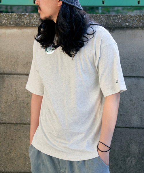 DISCUS ATHLETIC(ディスカス アスレチック)の「DISCUS ATHLETIC クルーTシャツ(Tシャツ/カットソー・メンズ・ネイビー/イエロー/ブルー/グレー/ブラック/グリーン/ライトグレー/ホワイト・M/LL/L)」の3枚目の写真