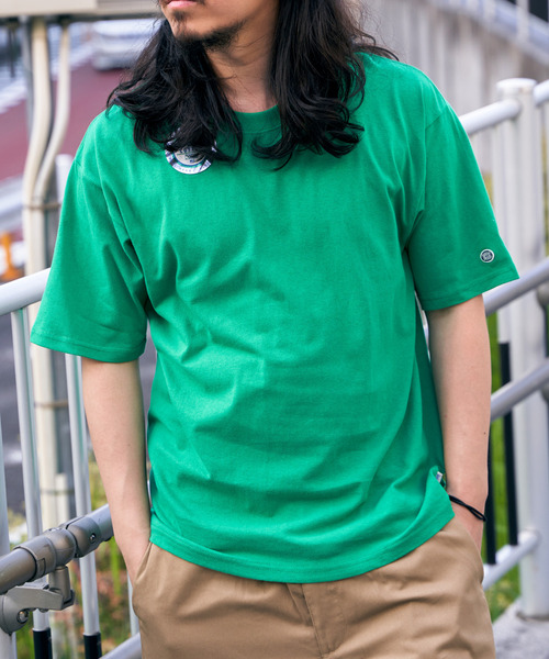DISCUS ATHLETIC(ディスカス アスレチック)の「DISCUS ATHLETIC クルーTシャツ(Tシャツ/カットソー・メンズ・ネイビー/イエロー/ブルー/グレー/ブラック/グリーン/ライトグレー/ホワイト・M/LL/L)」の12枚目の写真