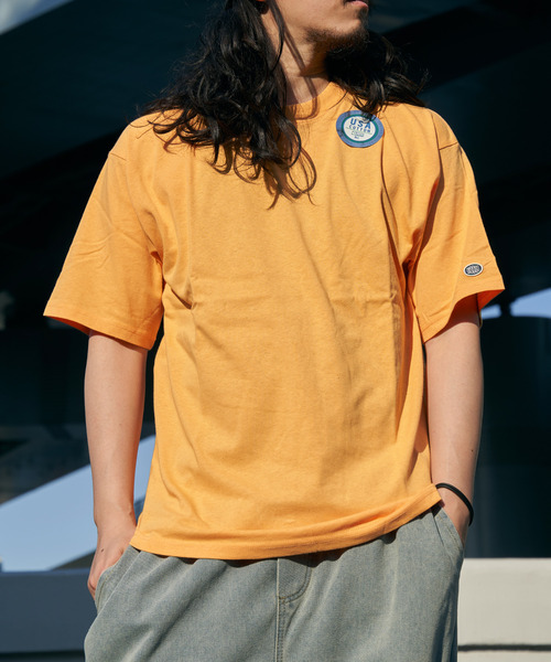 DISCUS ATHLETIC(ディスカス アスレチック)の「DISCUS ATHLETIC クルーTシャツ(Tシャツ/カットソー・メンズ・ネイビー/イエロー/ブルー/グレー/ブラック/グリーン/ライトグレー/ホワイト・M/LL/L)」の16枚目の写真