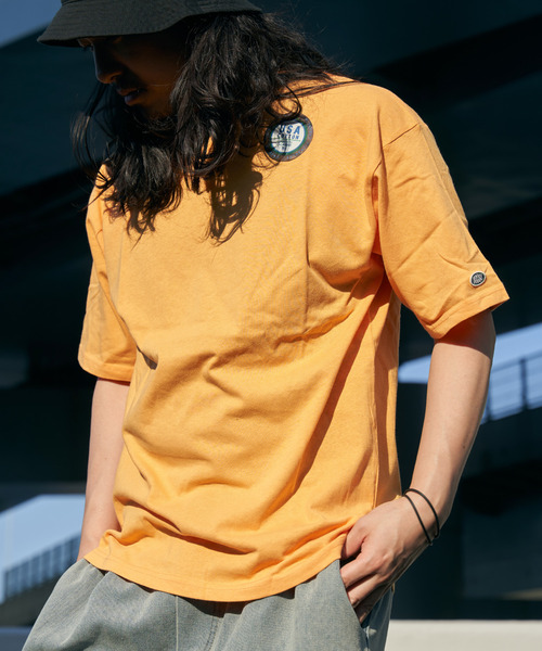 DISCUS ATHLETIC(ディスカス アスレチック)の「DISCUS ATHLETIC クルーTシャツ(Tシャツ/カットソー・メンズ・ネイビー/イエロー/ブルー/グレー/ブラック/グリーン/ライトグレー/ホワイト・M/LL/L)」の22枚目の写真