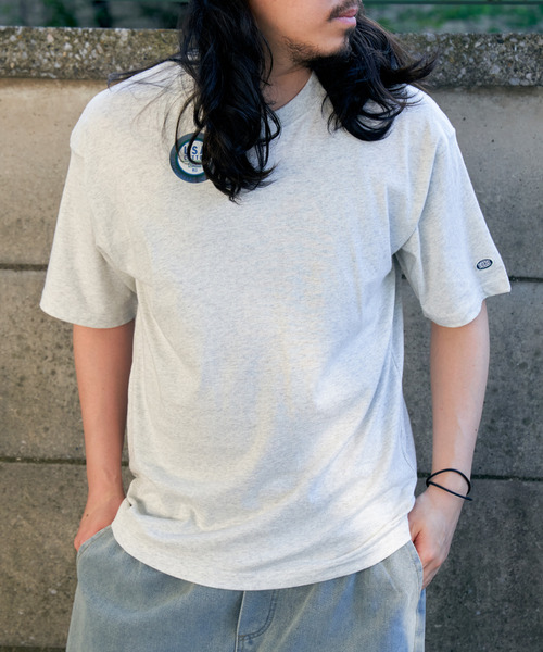 DISCUS ATHLETIC(ディスカス アスレチック)の「DISCUS ATHLETIC クルーTシャツ(Tシャツ/カットソー・メンズ・ネイビー/イエロー/ブルー/グレー/ブラック/グリーン/ライトグレー/ホワイト・M/LL/L)」の9枚目の写真