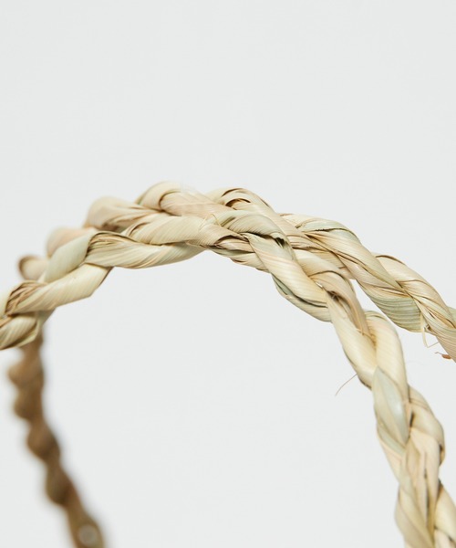 OJO DE MEX（オホデメックス）の「OJO DE MEX/オホデメックス Rollo palma tote トートバッグ かごバッグ（かごバッグ・レディース・ネイビー/ナチュラル/グリーン/ゴールド・FREE）」の8枚目の写真