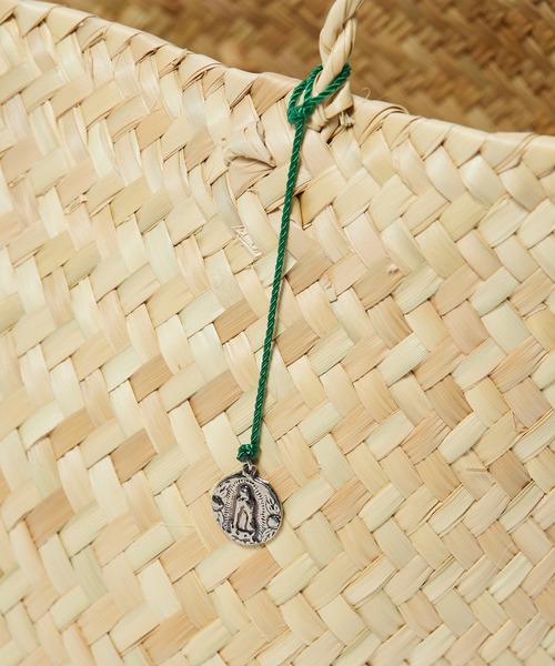 OJO DE MEX（オホデメックス）の「OJO DE MEX/オホデメックス Rollo palma tote トートバッグ かごバッグ（かごバッグ・レディース・ネイビー/ナチュラル/グリーン/ゴールド・FREE）」の15枚目の写真