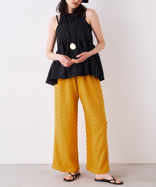 ドットカットジャガードパンツ Libra Cue（リブラ キュー）の「ドットカットジャガードパンツ（その他