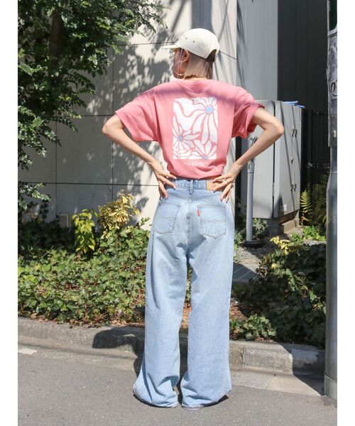 Ungrid（アングリッド）の「ニュアンスモチーフバックプリントTee（Tシャツ/カットソー・レディース・ピンク/オフホワイト/ブルー・FREE）」の11枚目の写真