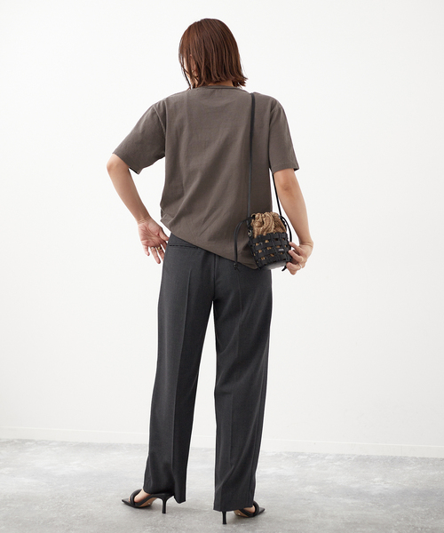 MIXTA(ミクスタ)の「《追加2》《別注》【MIXTA/ミクスタ】BALANCE CREW T-SHIRTS:Tシャツ(Tシャツ/カットソー・レディース・アイボリー/ブラック・MEDIUM)」の11枚目の写真