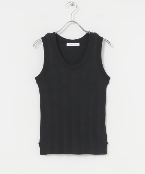 URBAN RESEARCH（アーバンリサーチ）の「『MADE IN JAPAN』Uネックリブタンクトップ（Tシャツ/カットソー・レディース・ブラウン/ブラック/ベージュ系その他・FREE）」の14枚目の写真
