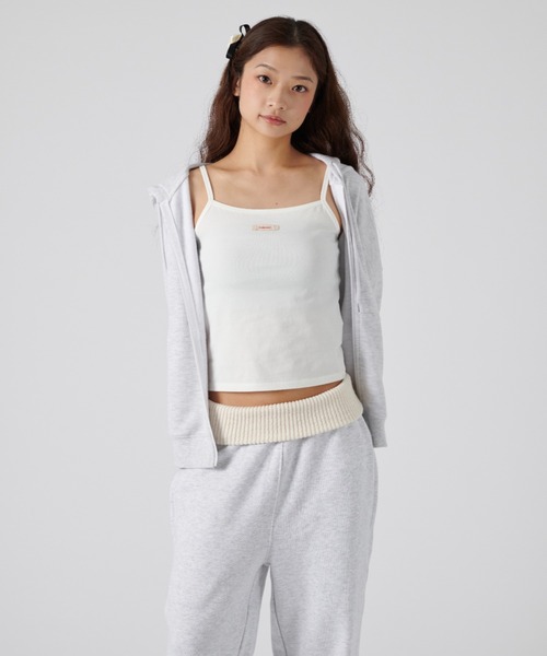 FCMM（エフシーエムエム）の「FCMM BASIC CAMISOLE/エフシーエムエムベーシックキャミソール（キャミソール・レディース・ブラック/グレー/ホワイト・SMALL/MEDIUM）」の9枚目の写真