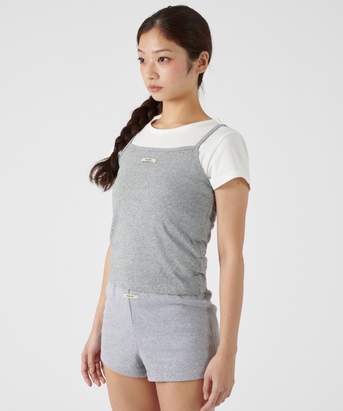 FCMM（エフシーエムエム）の「FCMM BASIC CAMISOLE/エフシーエムエムベーシックキャミソール（キャミソール・レディース・ブラック/グレー/ホワイト・SMALL/MEDIUM）」の7枚目の写真