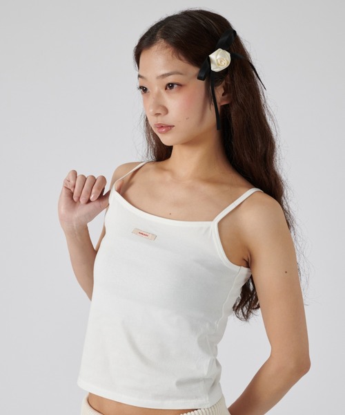 FCMM（エフシーエムエム）の「FCMM BASIC CAMISOLE/エフシーエムエムベーシックキャミソール（キャミソール・レディース・ブラック/グレー/ホワイト・SMALL/MEDIUM）」の5枚目の写真