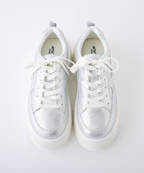 one after another NICE CLAUP(ワンアフターアナザーナイスクラップ)の「プラットフォームスニーカー(スニーカー・レディース・シルバー/ホワイト・L/M/S)」の16枚目の写真