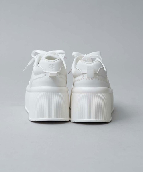 one after another NICE CLAUP(ワンアフターアナザーナイスクラップ)の「プラットフォームスニーカー(スニーカー・レディース・シルバー/ホワイト・L/M/S)」の13枚目の写真