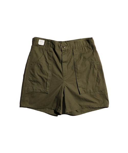 MILITARY(ミリタリー)の「【U.S MILITARYユーエスミリタリー 】 US MADE RIPSTOP MILITARY SHORT PANTS リップストップミリタリーショーツ(その他パンツ・メンズ・カーキ/オリーブ・34inch/30inch/32inch)」の1枚目の写真