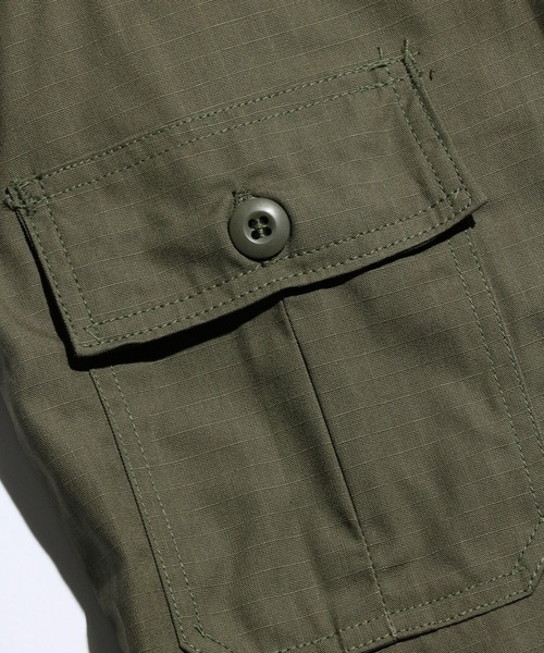 MILITARY(ミリタリー)の「【U.S MILITARYユーエスミリタリー 】 US MADE RIPSTOP MILITARY SHORT PANTS リップストップミリタリーショーツ(その他パンツ・メンズ・カーキ/オリーブ・34inch/30inch/32inch)」の7枚目の写真