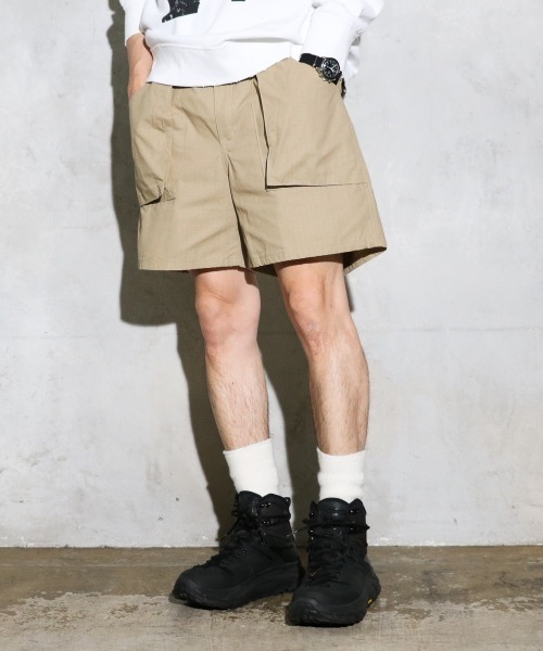 MILITARY(ミリタリー)の「【U.S MILITARYユーエスミリタリー 】 US MADE RIPSTOP MILITARY SHORT PANTS リップストップミリタリーショーツ(その他パンツ・メンズ・カーキ/オリーブ・34inch/30inch/32inch)」の15枚目の写真
