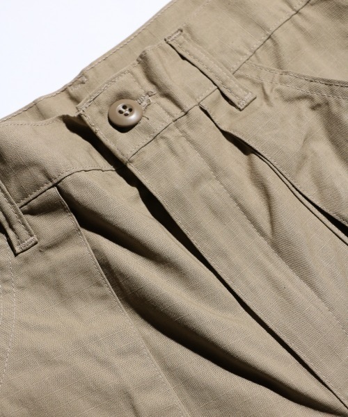 MILITARY(ミリタリー)の「【U.S MILITARYユーエスミリタリー 】 US MADE RIPSTOP MILITARY SHORT PANTS リップストップミリタリーショーツ(その他パンツ・メンズ・カーキ/オリーブ・34inch/30inch/32inch)」の9枚目の写真