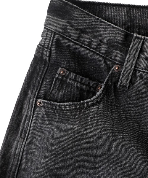 セール】WEGO/サイドスリットデニムストレートパンツ（デニムパンツ