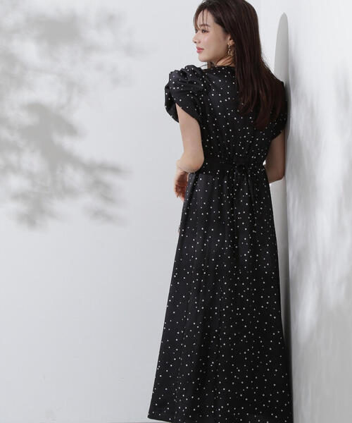 PROPORTION BODY DRESSING（プロポーションボディドレッシング）の「バルーンチューリップ袖ドットワンピース / 1214240702（ワンピース・レディース・ブラウン系その他/ブラック系その他・MEDIUM/SMALL）」の17枚目の写真