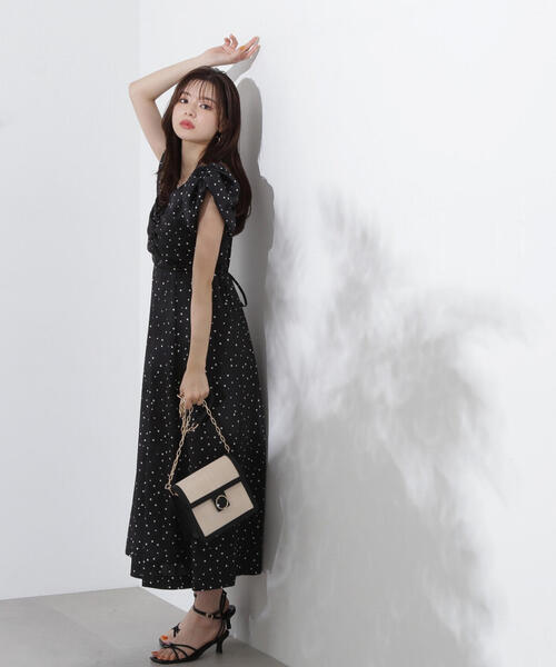 PROPORTION BODY DRESSING（プロポーションボディドレッシング）の「バルーンチューリップ袖ドットワンピース / 1214240702（ワンピース・レディース・ブラウン系その他/ブラック系その他・MEDIUM/SMALL）」の16枚目の写真