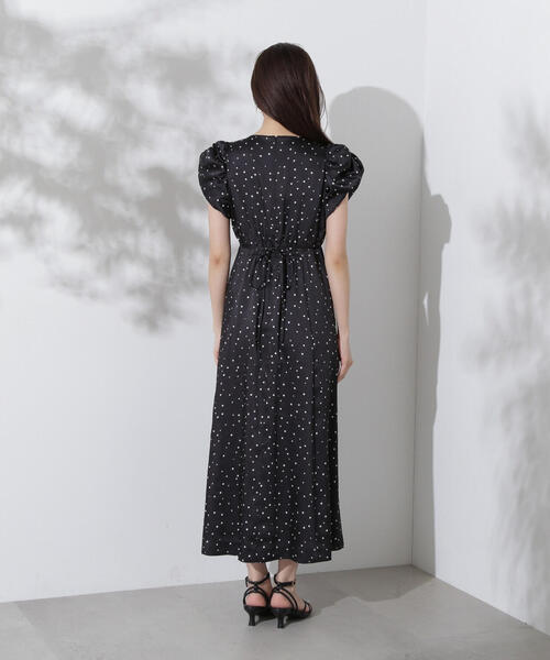 PROPORTION BODY DRESSING（プロポーションボディドレッシング）の「バルーンチューリップ袖ドットワンピース / 1214240702（ワンピース・レディース・ブラウン系その他/ブラック系その他・MEDIUM/SMALL）」の5枚目の写真