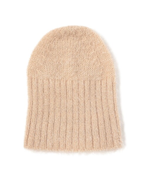 こども ビームス(コドモビームス)の「【別注】LOGAN Knitting Mills / モヘア ニットキャップ 2024(ニットキャップ/ビーニー・キッズ・ベージュ/オレンジ・ONE SIZE)」の7枚目の写真