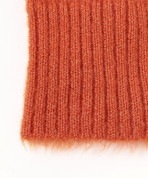 こども ビームス(コドモビームス)の「【別注】LOGAN Knitting Mills / モヘア ニットキャップ 2024(ニットキャップ/ビーニー・キッズ・ベージュ/オレンジ・ONE SIZE)」の12枚目の写真