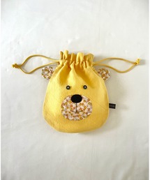 DOUBLE JAPAN（ダブルジャパン）の「【日本製】くまのきんちゃく袋（その他小物）」