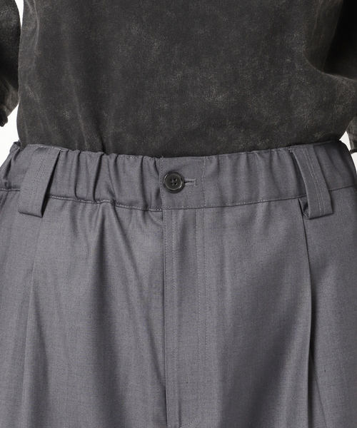 JOURNAL STANDARD(ジャーナルスタンダード)の「TRモダン ワイドスラックス(スラックス・メンズ・チャコールグレー/ブラック/ブラウン・LARGE/MEDIUM)」の14枚目の写真