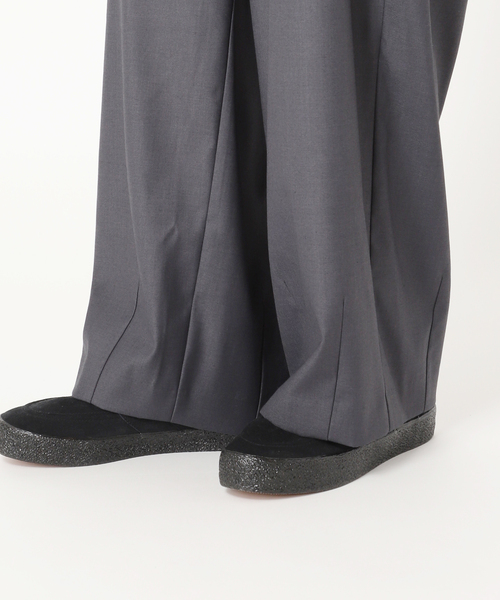 JOURNAL STANDARD(ジャーナルスタンダード)の「TRモダン ワイドスラックス(スラックス・メンズ・チャコールグレー/ブラック/ブラウン・LARGE/MEDIUM)」の16枚目の写真