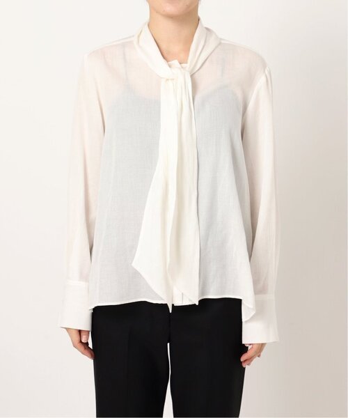 セール】ドビーサテンボウブラウス（シャツ/ブラウス）｜VERMEIL par