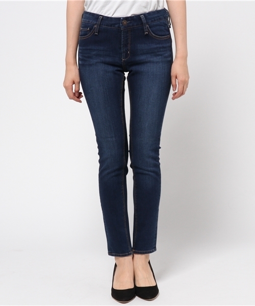 UNRELISH（アンレリッシュ）の「ｽｷﾆｰﾃﾞﾆﾑ（デニムパンツ・レディース・ライトブルー/ブラック/ネイビー・SMALL/X-SMALL/MEDIUM）」の5枚目の写真