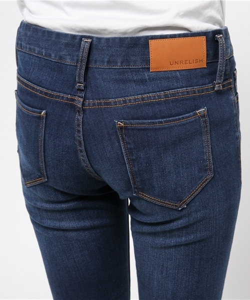 UNRELISH（アンレリッシュ）の「ｽｷﾆｰﾃﾞﾆﾑ（デニムパンツ・レディース・ライトブルー/ブラック/ネイビー・SMALL/X-SMALL/MEDIUM）」の15枚目の写真