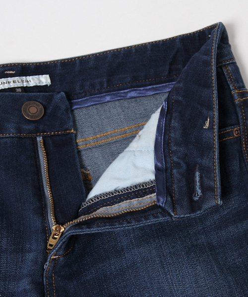 UNRELISH（アンレリッシュ）の「ｽｷﾆｰﾃﾞﾆﾑ（デニムパンツ・レディース・ライトブルー/ブラック/ネイビー・SMALL/X-SMALL/MEDIUM）」の6枚目の写真