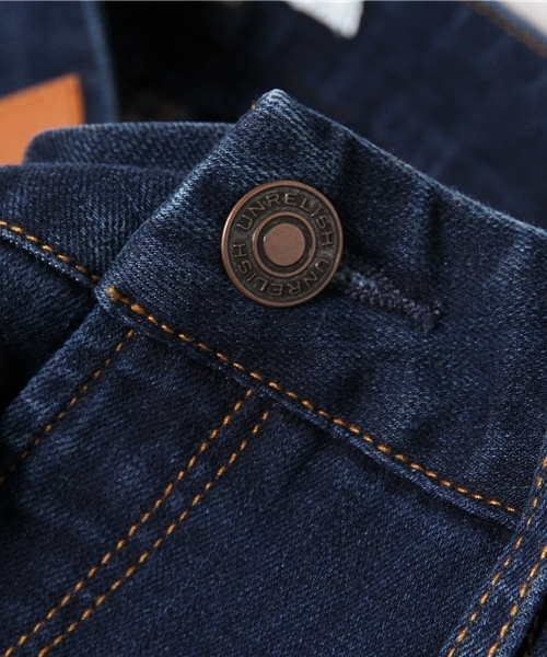 UNRELISH（アンレリッシュ）の「ｽｷﾆｰﾃﾞﾆﾑ（デニムパンツ・レディース・ライトブルー/ブラック/ネイビー・SMALL/X-SMALL/MEDIUM）」の8枚目の写真