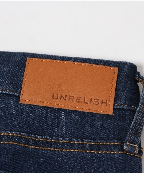 UNRELISH（アンレリッシュ）の「ｽｷﾆｰﾃﾞﾆﾑ（デニムパンツ・レディース・ライトブルー/ブラック/ネイビー・SMALL/X-SMALL/MEDIUM）」の9枚目の写真