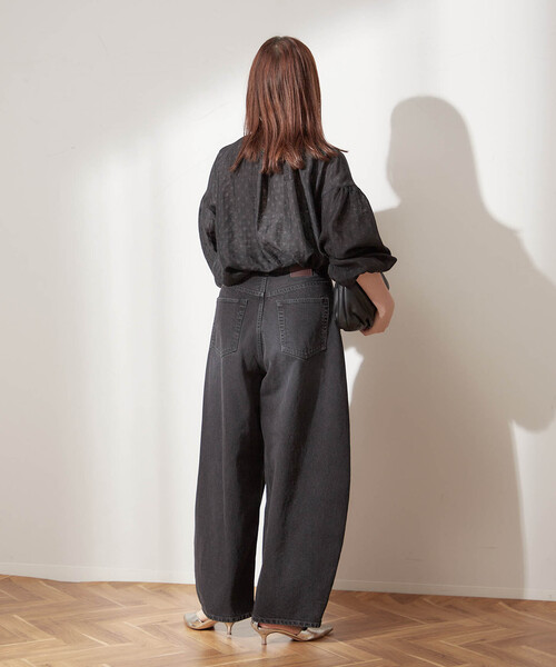journal standard L'essage(ジャーナルスタンダードレサージュ)の「《追加》IPEKERDOT*フラワー/シアードットボウタイブラウス(シャツ/ブラウス・レディース・ブラック/ネイビー/ブラック系その他・FREE)」の11枚目の写真