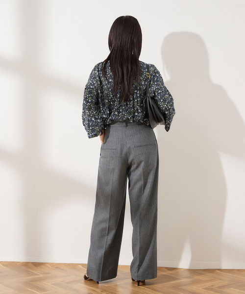 journal standard L'essage(ジャーナルスタンダードレサージュ)の「《追加》IPEKERDOT*フラワー/シアードットボウタイブラウス(シャツ/ブラウス・レディース・ブラック/ネイビー/ブラック系その他・FREE)」の18枚目の写真