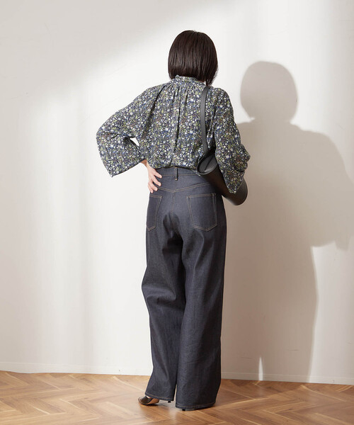 journal standard L'essage(ジャーナルスタンダードレサージュ)の「《追加》IPEKERDOT*フラワー/シアードットボウタイブラウス(シャツ/ブラウス・レディース・ブラック/ネイビー/ブラック系その他・FREE)」の21枚目の写真
