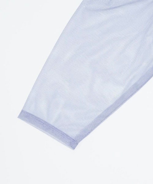 A BOND（アボンド）の「チュール2wayラッフルブラウス/おとな（シャツ/ブラウス・レディース・ラベンダー/ブラック・160cm）」の7枚目の写真