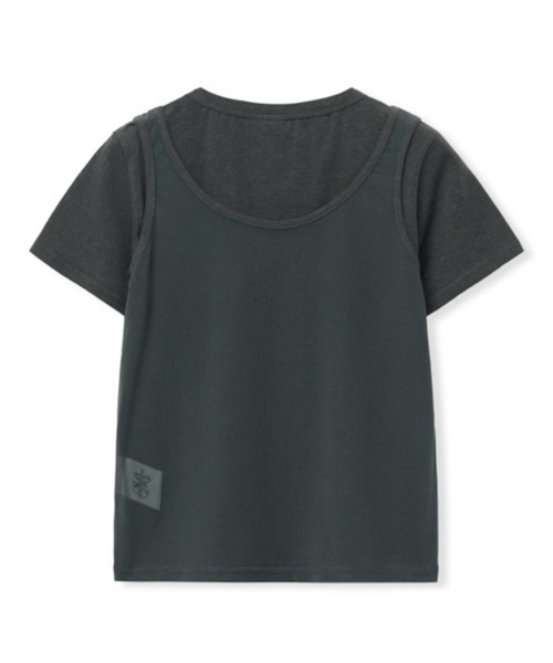 Midnight Move(ミッドナイトムーブ)の「Midnight Move/MESH SET T(Tシャツ/カットソー・レディース・ダークグレー/ピンク/ベージュ・FREE)」の19枚目の写真