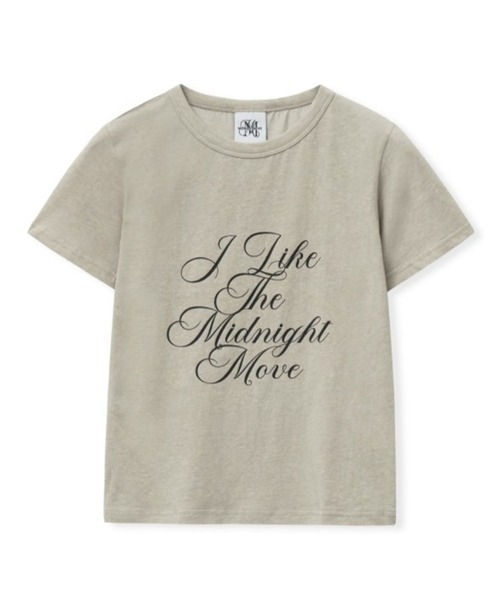 Midnight Move(ミッドナイトムーブ)の「Midnight Move/MESH SET T(Tシャツ/カットソー・レディース・ダークグレー/ピンク/ベージュ・FREE)」の14枚目の写真