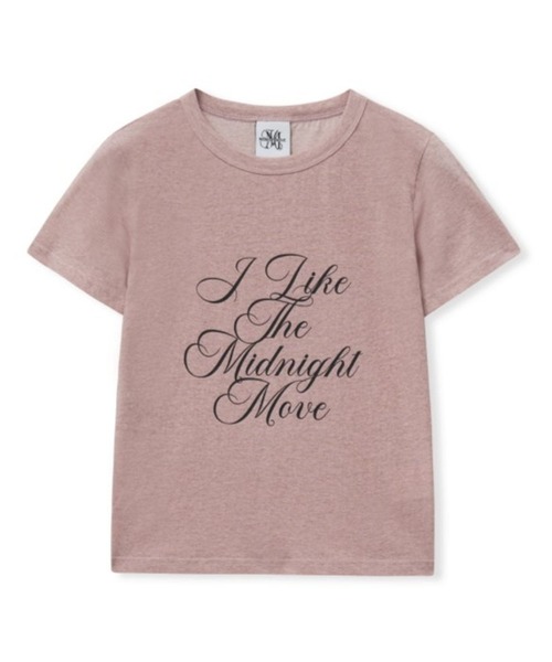 Midnight Move(ミッドナイトムーブ)の「Midnight Move/MESH SET T(Tシャツ/カットソー・レディース・ダークグレー/ピンク/ベージュ・FREE)」の17枚目の写真