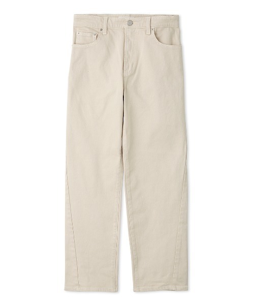 Mila Owen（ミラオーウェン）の「斜行デザインストレートデニムパンツ（デニムパンツ・レディース・アイボリー/ブラック/ブルー・0/1）」の14枚目の写真