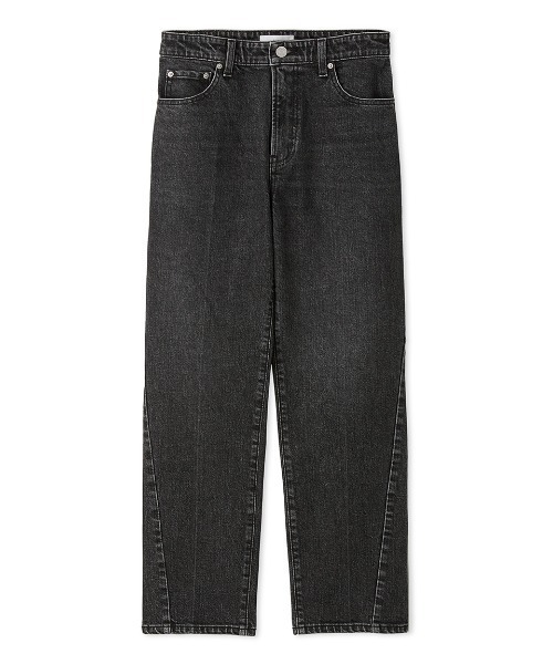 Mila Owen（ミラオーウェン）の「斜行デザインストレートデニムパンツ（デニムパンツ・レディース・アイボリー/ブラック/ブルー・0/1）」の16枚目の写真