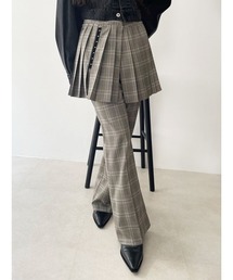 LILY BROWN | アタッチドプリーツスカートパンツ(スラックス)