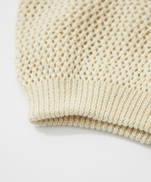 CIAOPANIC TYPY（チャオパニックティピー）の「【24AW新作】【KIDS】ネコ耳メッシュビーニー（ニットキャップ/ビーニー・キッズ・ブラック/オフホワイト/グレー・ONE SIZE）」の5枚目の写真