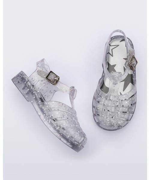melissa(メリッサ)の「MINI MELISSA POSSESSION SHINY ELEMENTS BB(サンダル・キッズ・クリア/ピンク・22-23/25-26/27/24)」の5枚目の写真