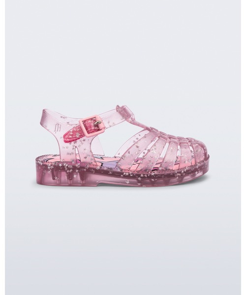 melissa(メリッサ)の「MINI MELISSA POSSESSION SHINY ELEMENTS BB(サンダル・キッズ・クリア/ピンク・22-23/25-26/27/24)」の6枚目の写真
