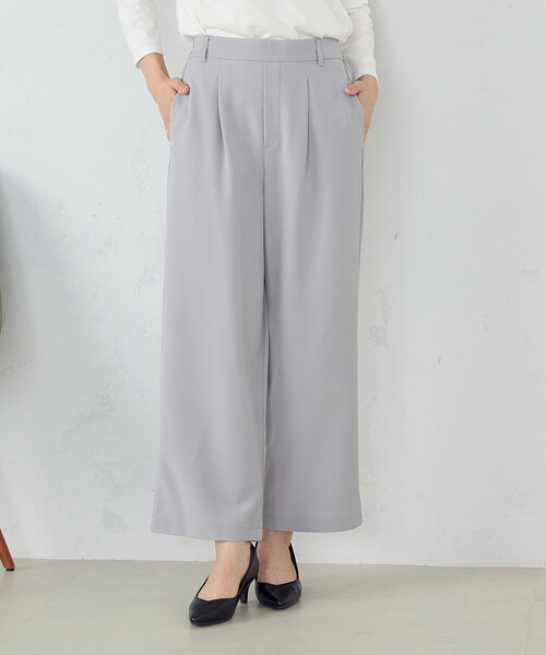 セール】【美しいベーシックパンツ】ポリエステルレーヨン