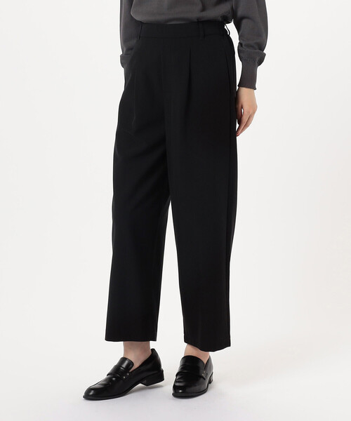 COMME CA MODELS(コムサモデルズ)の「【美しいベーシックパンツ】ポリエステルレーヨン ストレッチワイドパンツ(その他パンツ・レディース・チャコールグレー/グレー系その他/ライトグレー/ブラック・X-SMALL/X-LARGE/LARGE/MEDIUM/SMALL)」の12枚目の写真